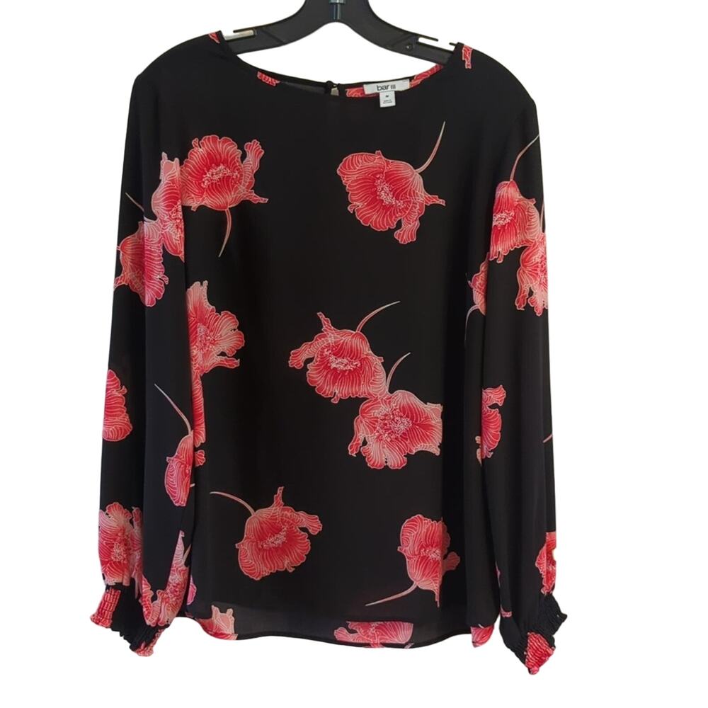 EUC BarIII Floral Blouse